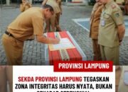 Sekda Provinsi Lampung Tegaskan Zona Integritas Harus Nyata, Bukan Sekadar Seremonial