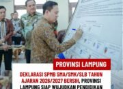 Deklarasi SPMB SMA/SMK/SLB Tahun Ajaran 2026/2027 Bersih, Provinsi Lampung Siap Wujudkan Pendidikan Jujur dan Kompetitif