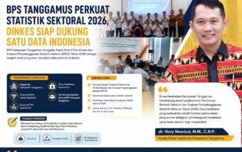 BPS Tanggamus Perkuat Statistik Sektoral 2026, Dinkes Siap Dukung Satu Data Indonesia