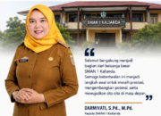 Kepala SMAN 1 Kalianda Darmiyati Sampaikan Ucapan Selamat kepada Peserta Didik Baru yang Lolos SPMB 2026
