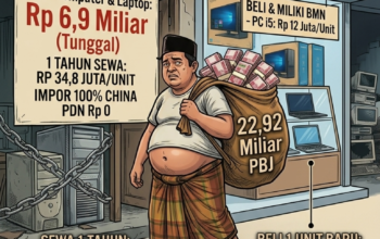 UIN RADEN INTAN: RP 9,82 MILIAR CUMA UNTUK SEWA KOMPUTER