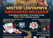 Misteri Lenyapnya Anggaran Miliaran dalam Transaksi Gelap Rp16,1 Miliar Dishub Lampung Selatan
