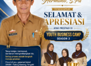 Kepala SMAN 1 Tulang Bawang Tengah Hermono Sampaikan Selamat atas Prestasi di Youth Business Camp Season 3